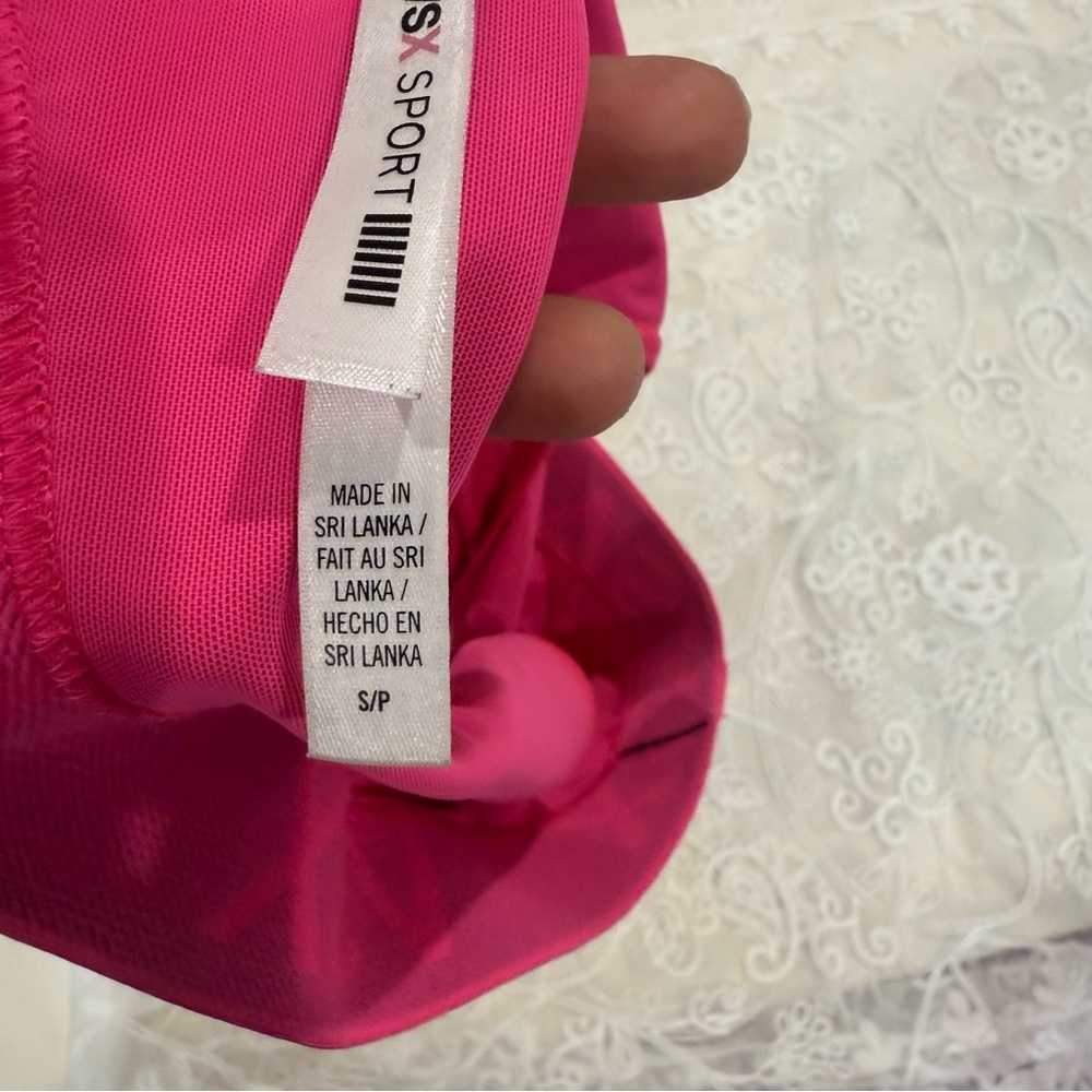 VSX Sports Victoria Secret Vibrant Pink Racerback Sports Bra - Picture 8 of 9